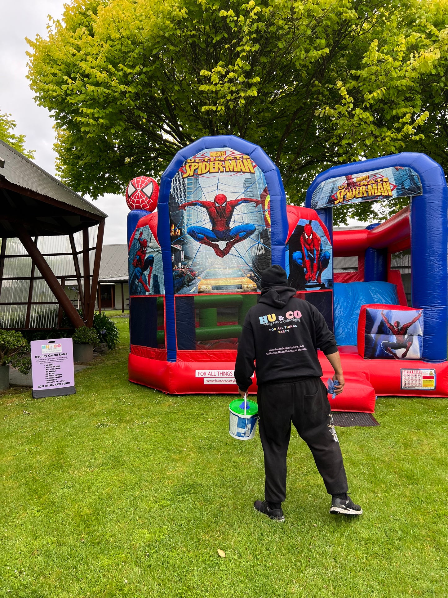 Spiderman Bouncy Castle