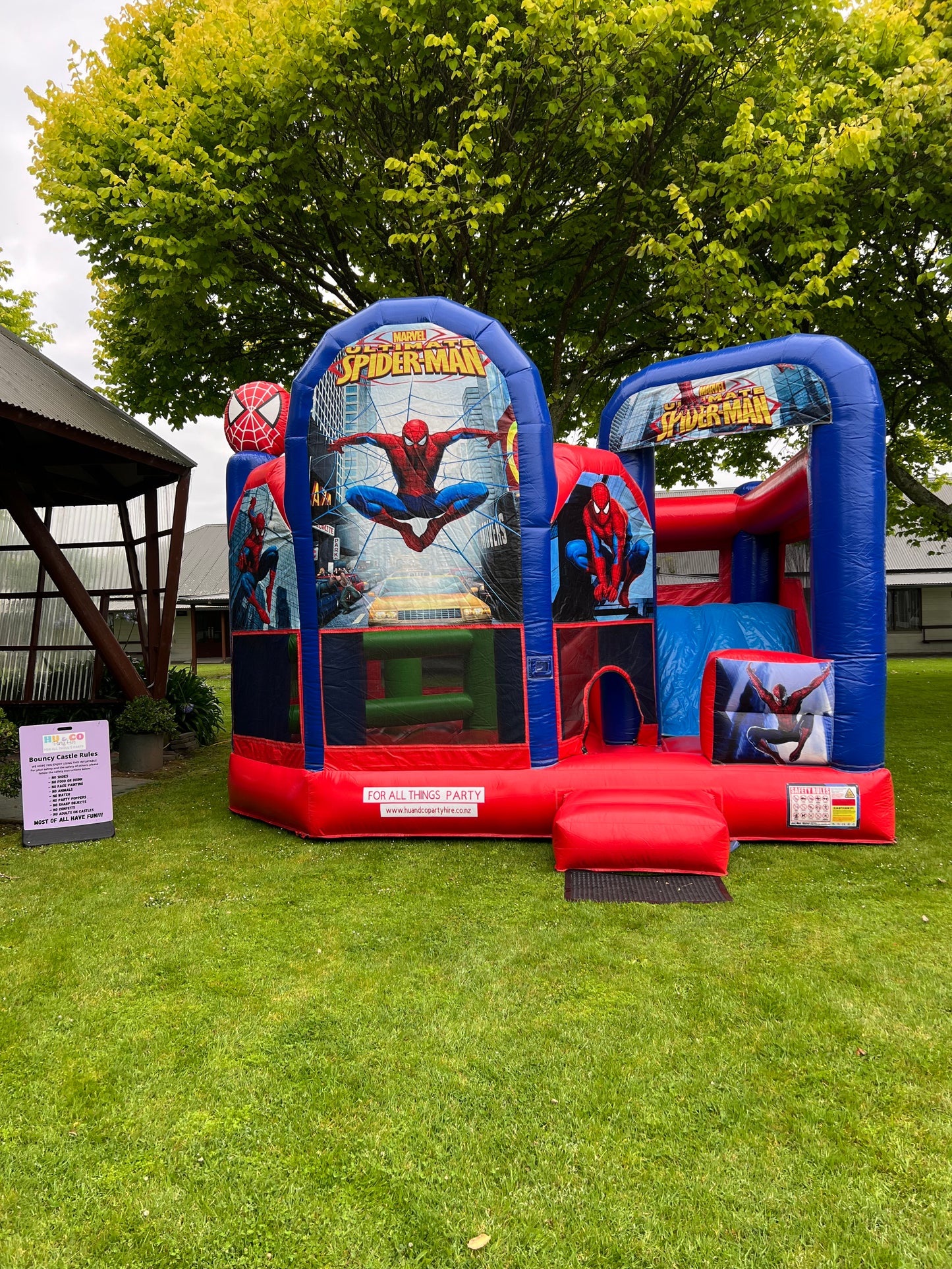 Spiderman Bouncy Castle