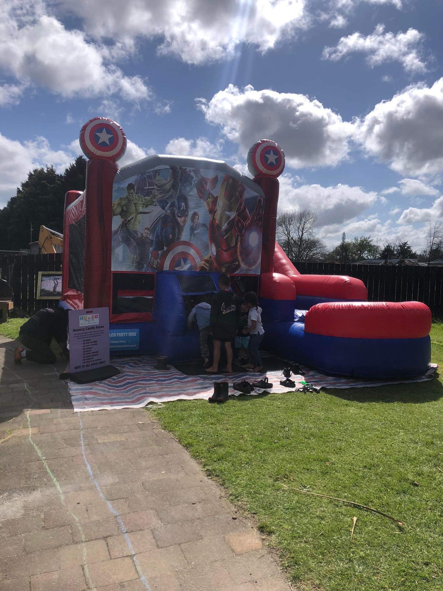 Avengers Bouncy Castle