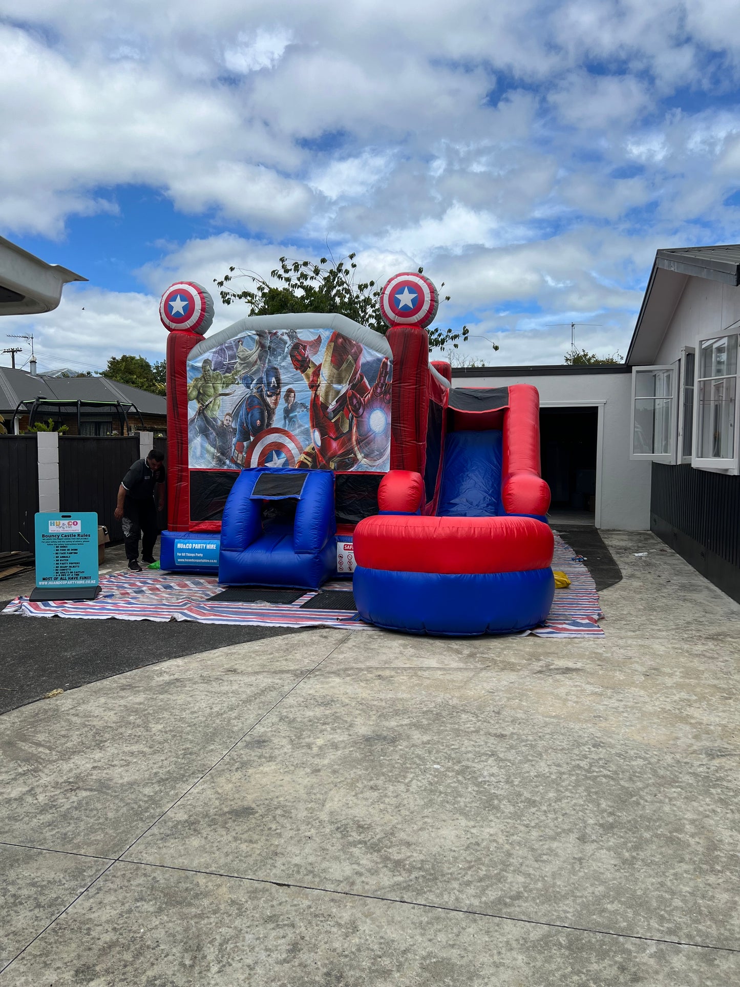 Avengers Bouncy Castle