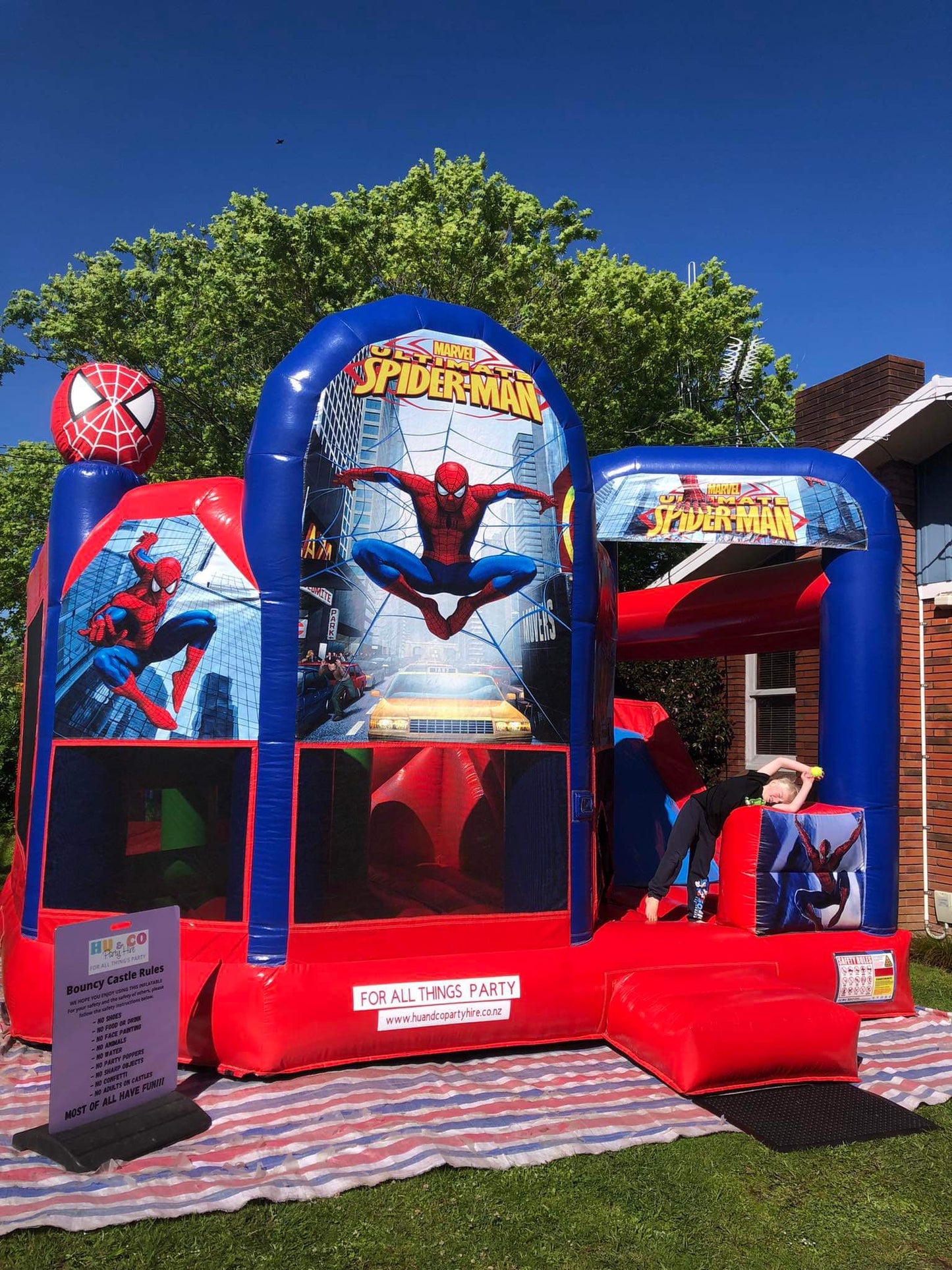 Spiderman Bouncy Castle