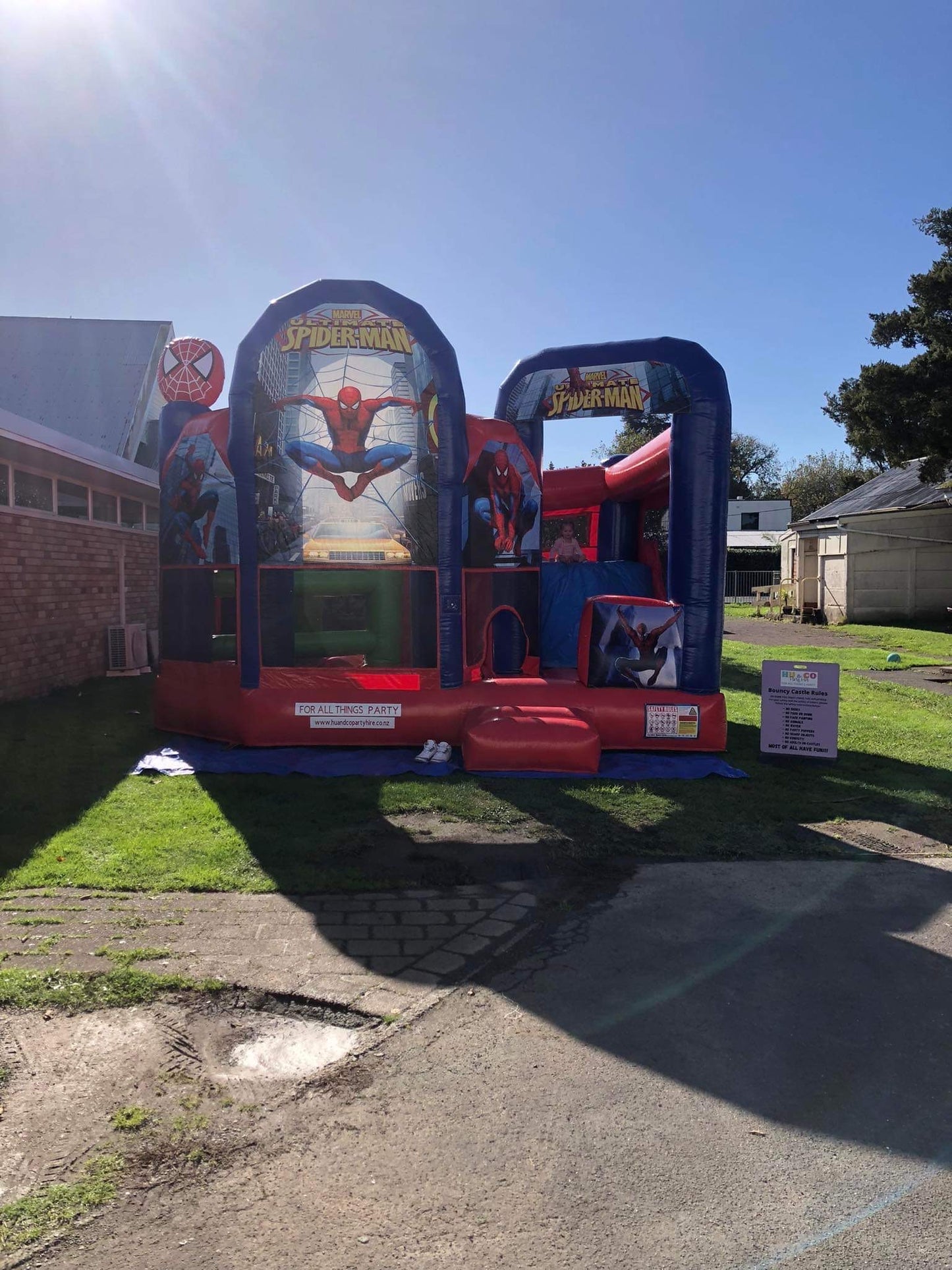 Spiderman Bouncy Castle