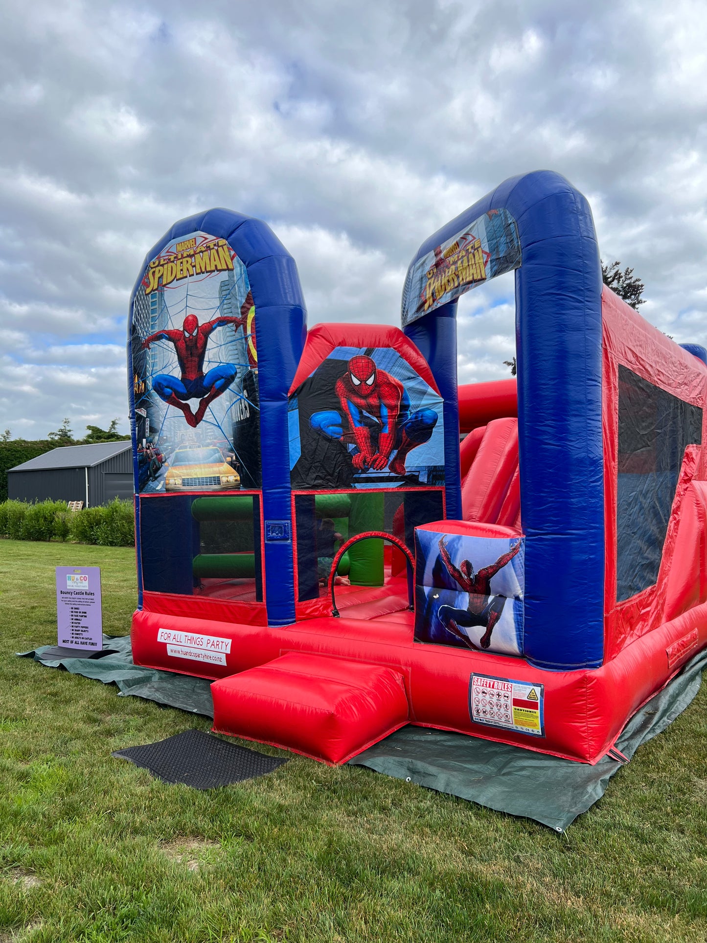 Spiderman Bouncy Castle