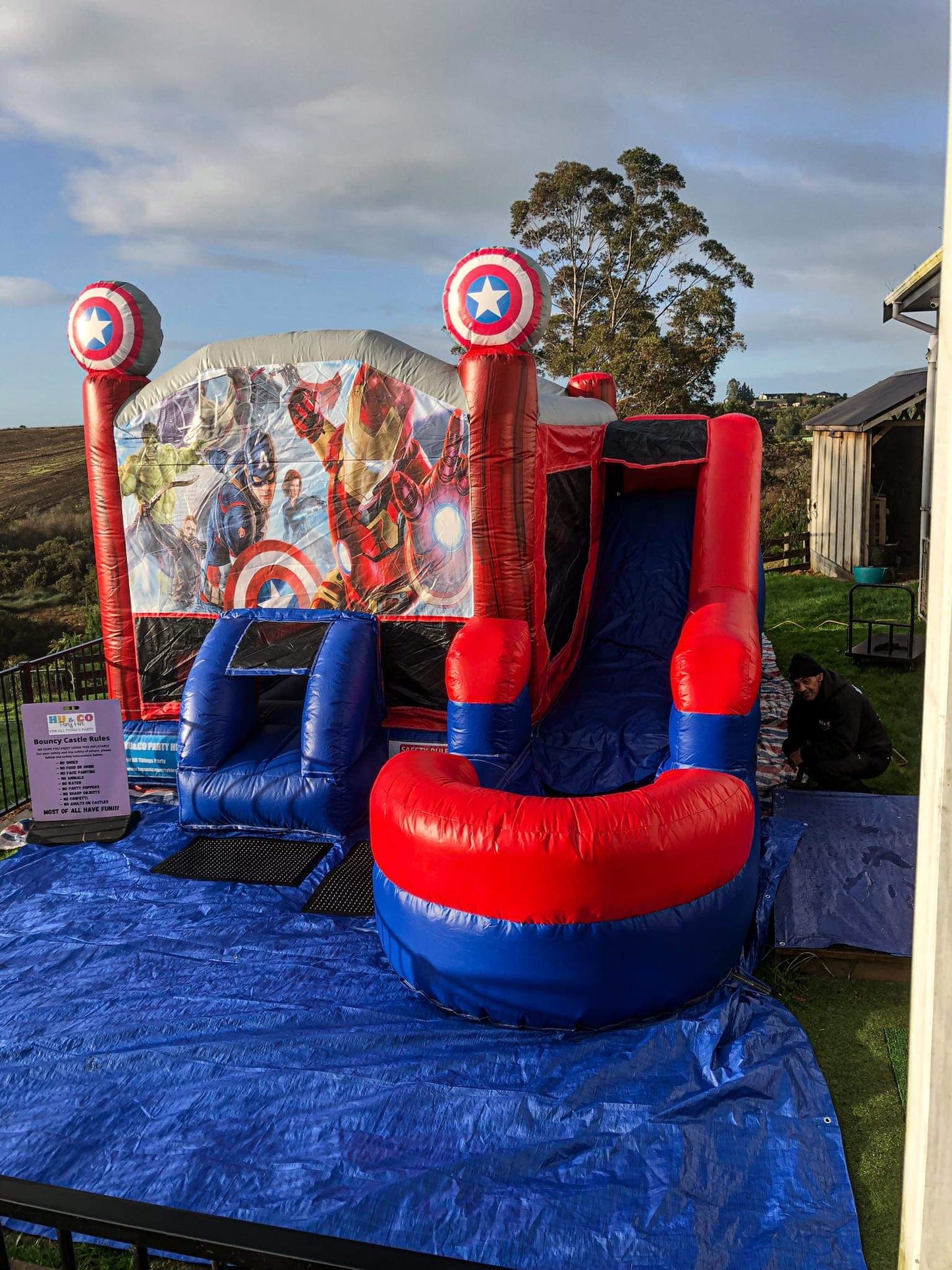 Avengers Bouncy Castle