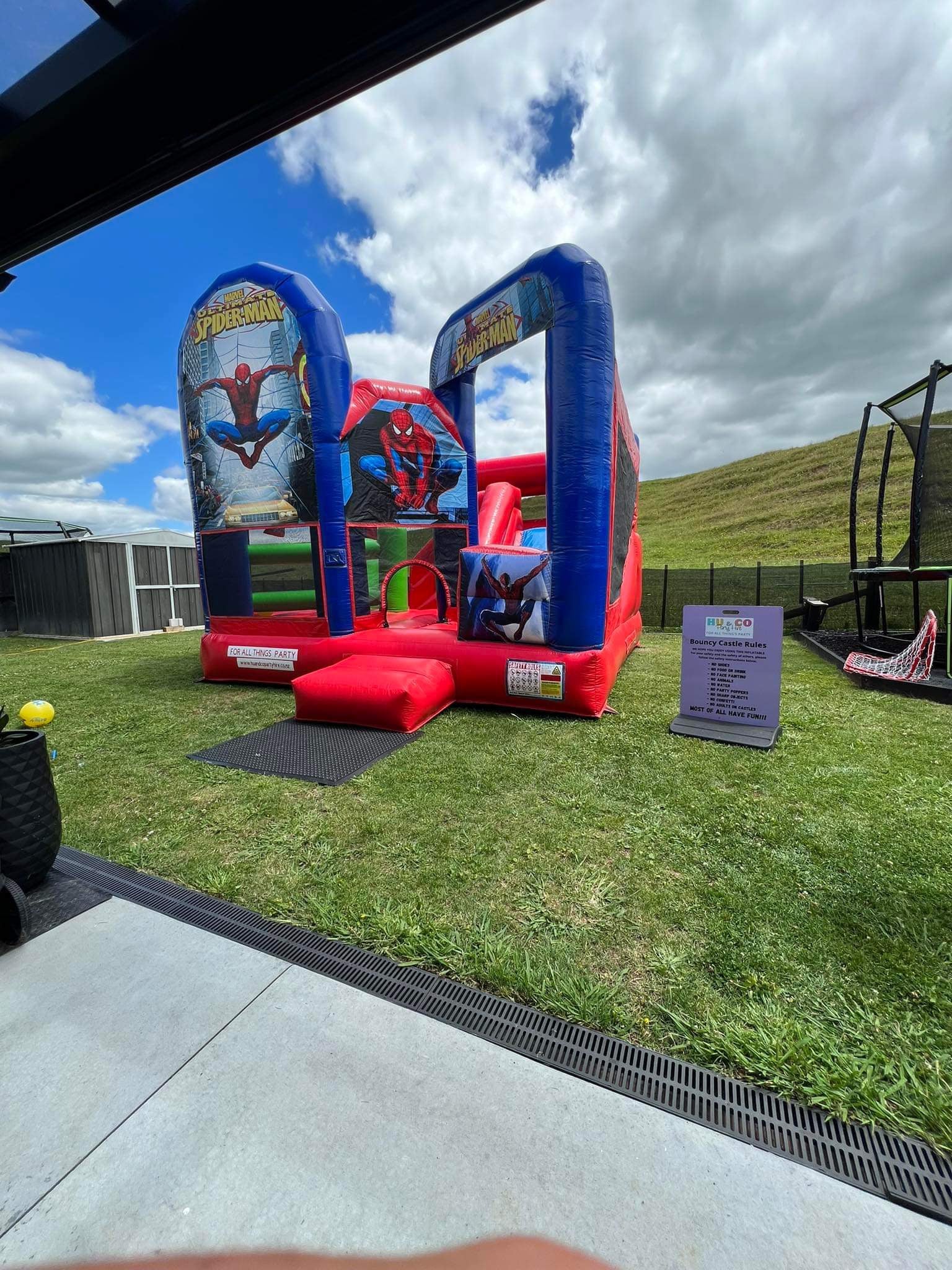 Spiderman Bouncy Castle