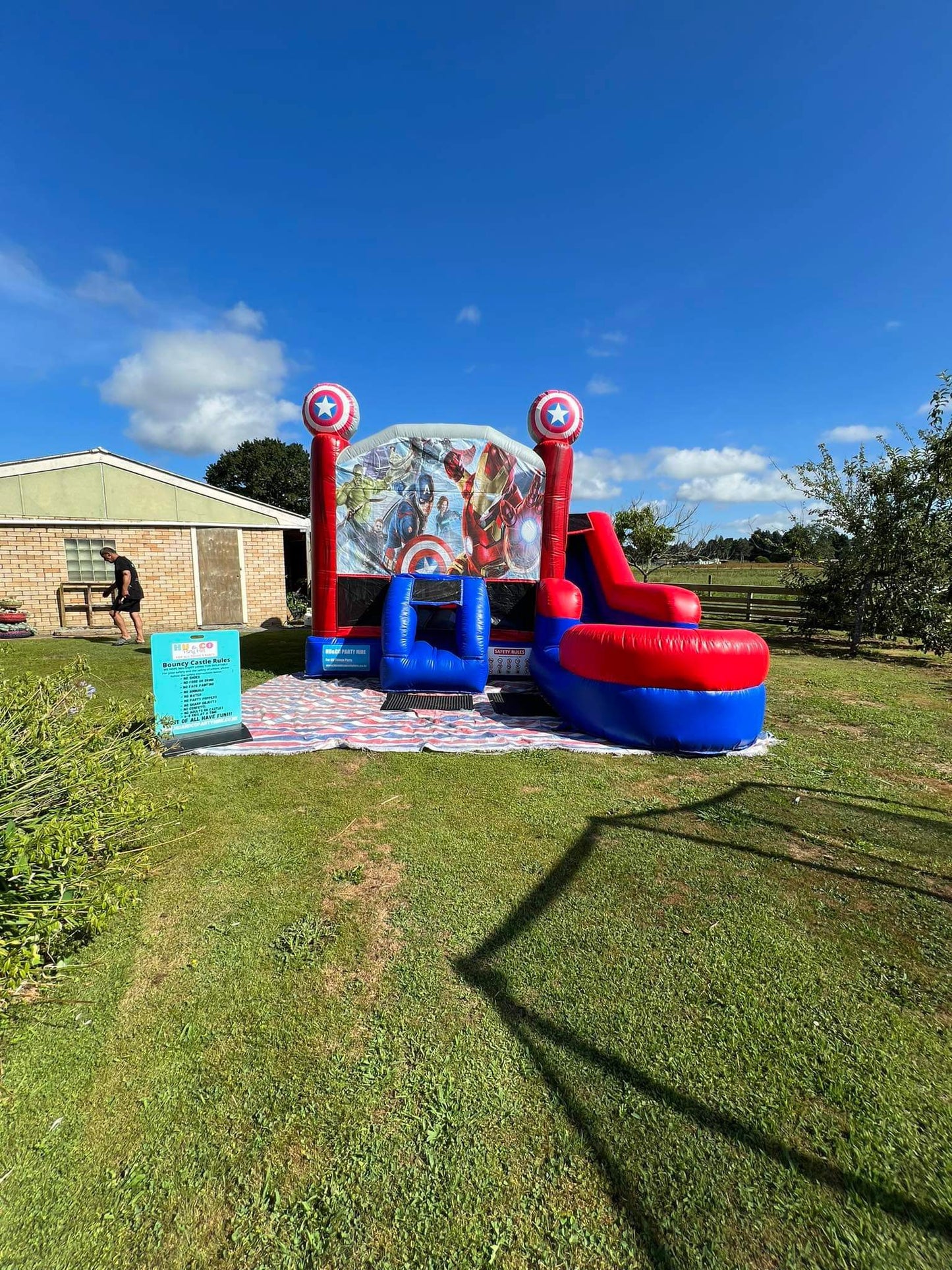 Avengers Bouncy Castle