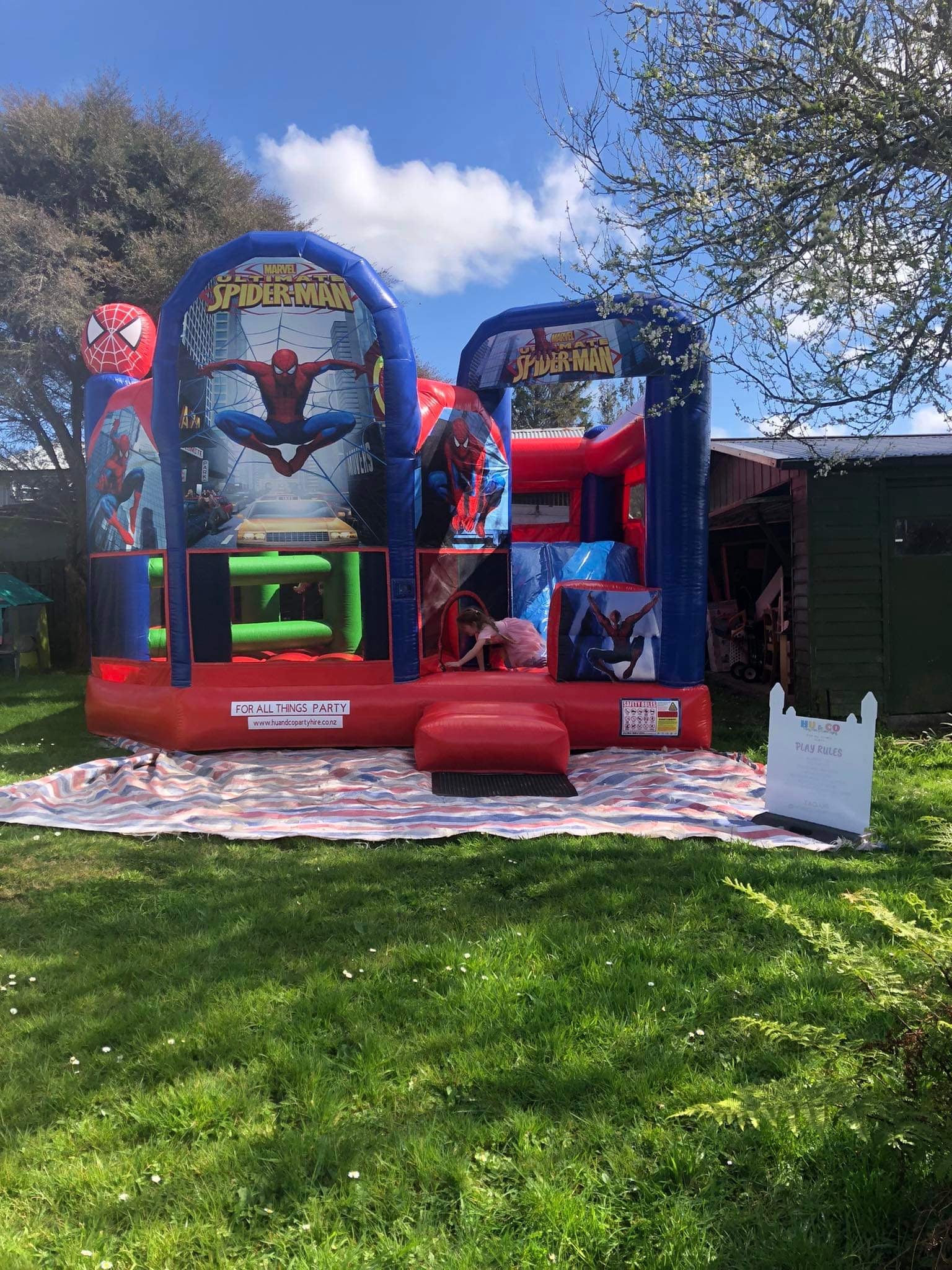 Spiderman Bouncy Castle