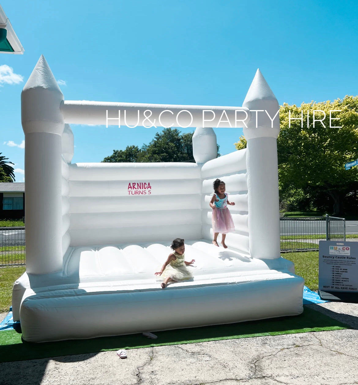 White Bounce House