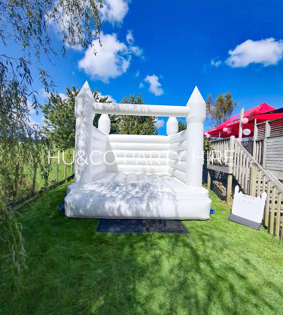 White Bounce House