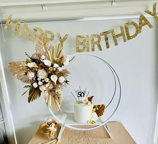 Custom Cake Stand With Floral