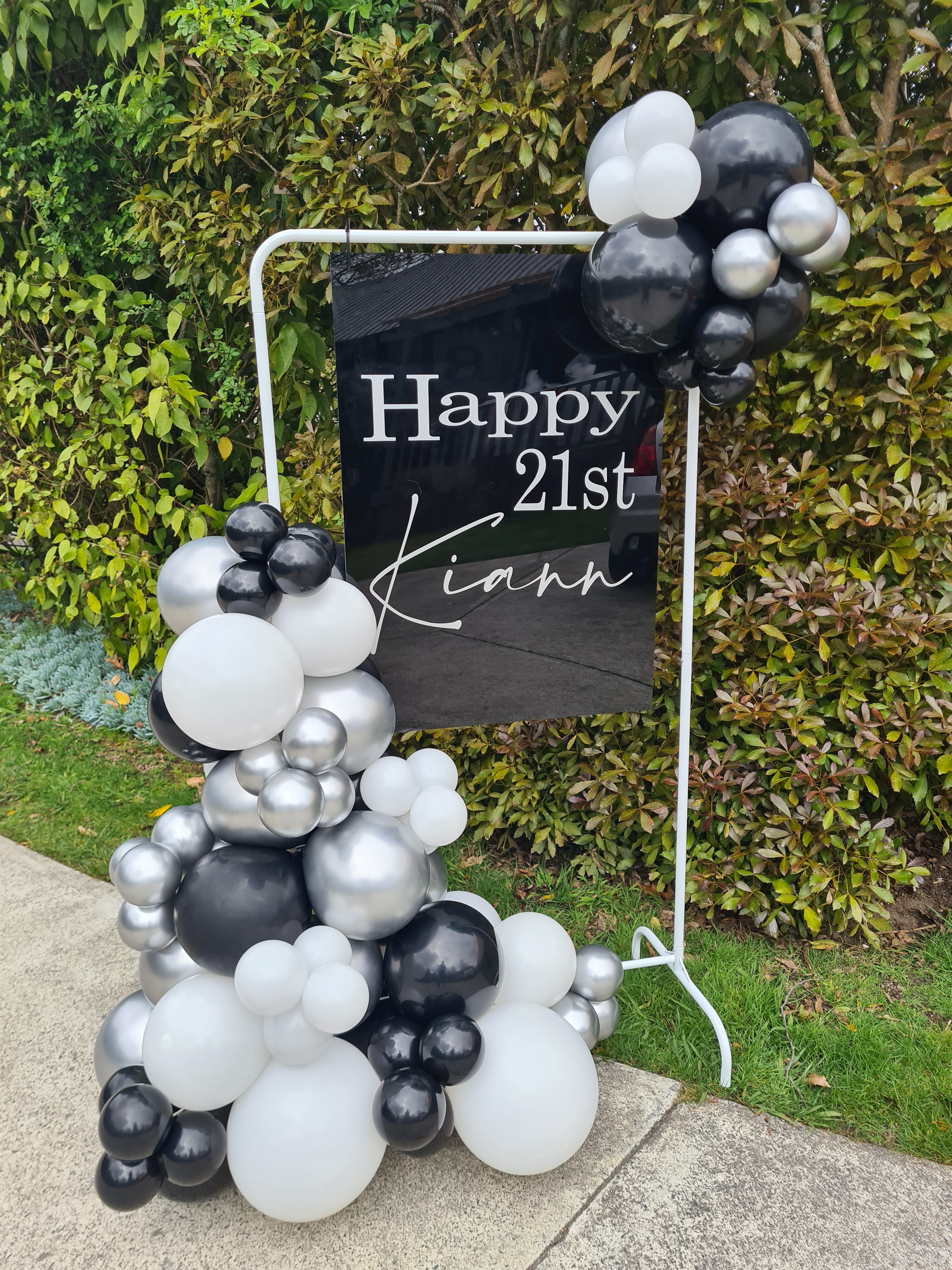 Personalized Signage With Balloons