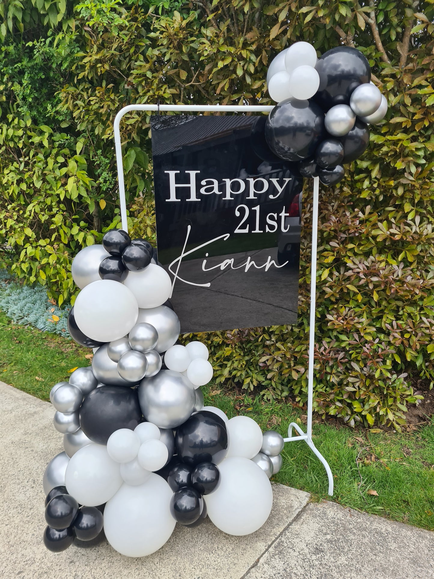 Personalized Signage With Balloons