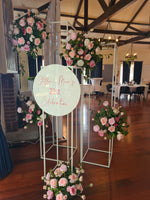 Load image into Gallery viewer, Rectangle Metal Pillars (Floral Arrangements)
