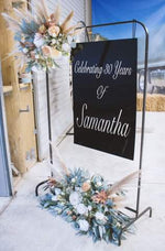 Load image into Gallery viewer, Custom Welcome Signage With Floral
