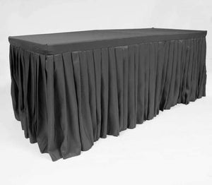 Pleated Table Skirting Velcro