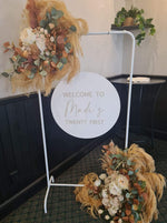 Load image into Gallery viewer, Custom Welcome Signage With Floral
