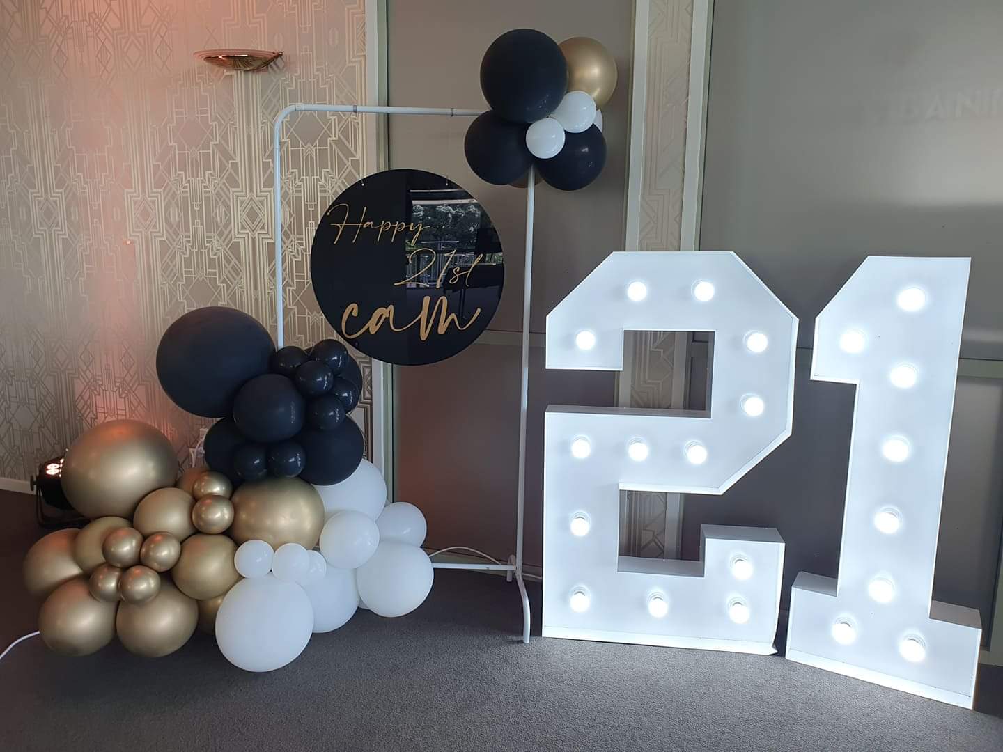 Personalized Signage With Balloons