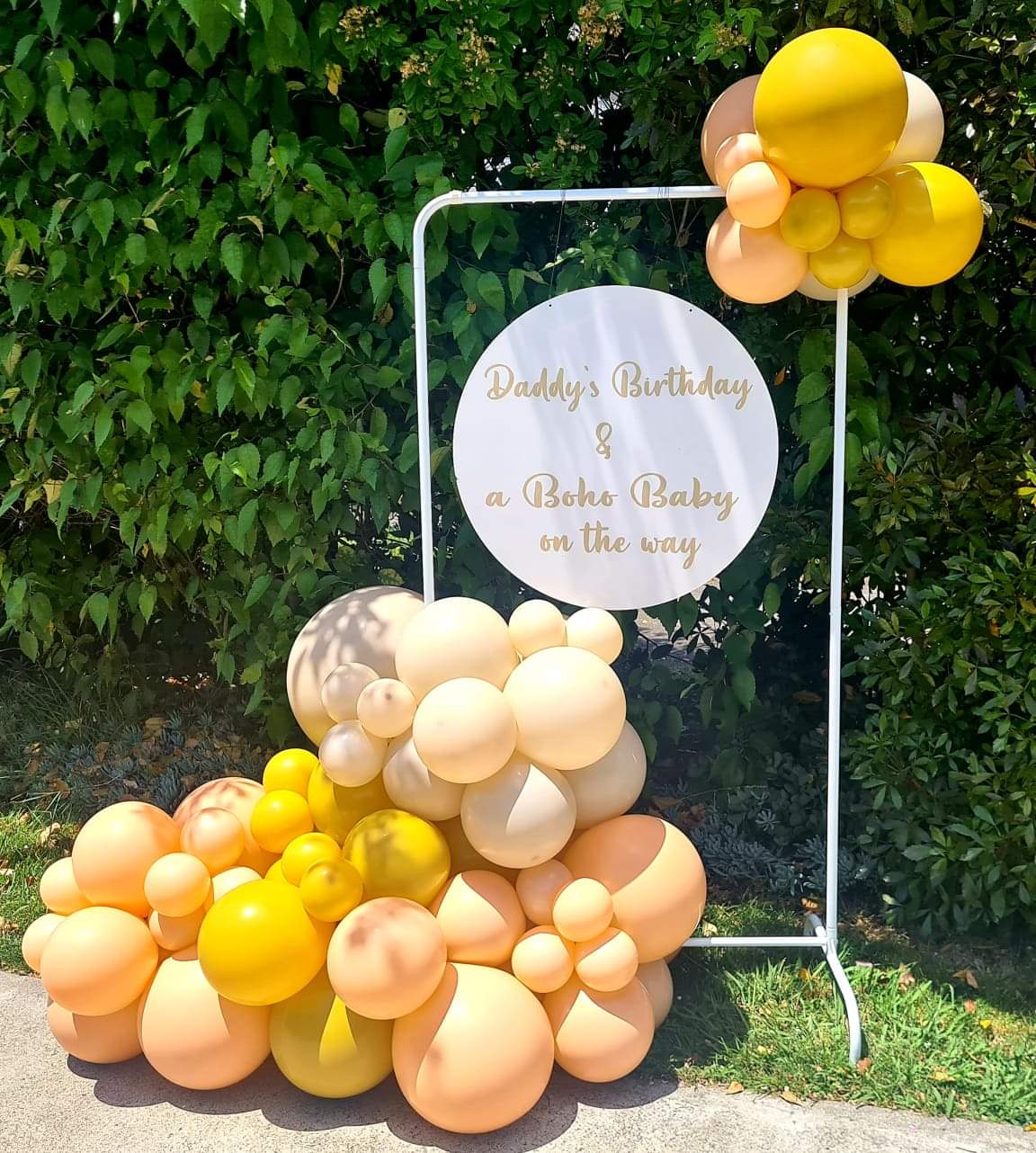 Personalized Signage With Balloons