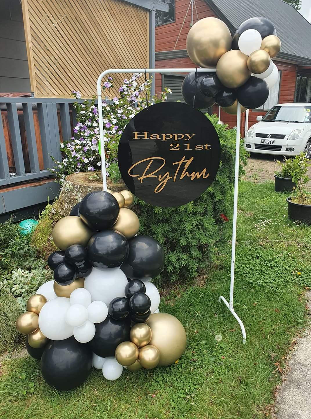 Personalized Signage With Balloons